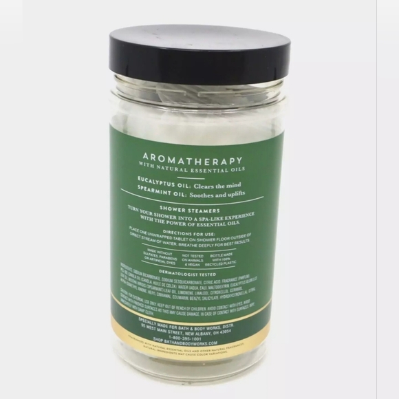 EUCALYPTUS SPEARMINT AROMATHERAPY SHOWER STEAMERS BY BATH AND BODY WORKS - Picture 2 of 2